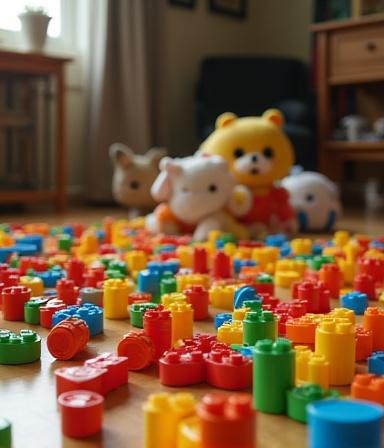 Overflowing toy chest